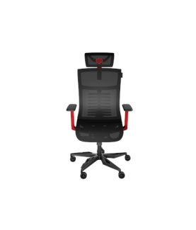 Genesis Ergonomic Chair Astat 700 Base material Aluminum Castors material: Nylon with CareGlide coating | 700 | Black/Red