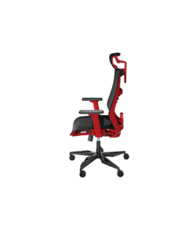 Genesis Ergonomic Chair Astat 700 Base material Aluminum Castors material: Nylon with CareGlide coating | 700 | Black/Red