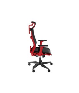 Genesis Ergonomic Chair Astat 700 Base material Aluminum Castors material: Nylon with CareGlide coating | 700 | Black/Red