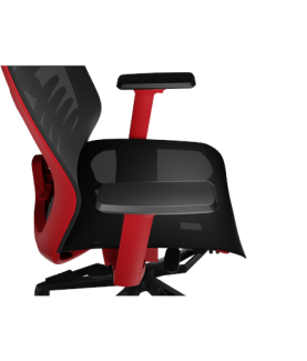 Genesis Ergonomic Chair Astat 700 Base material Aluminum Castors material: Nylon with CareGlide coating | 700 | Black/Red