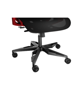 Genesis Ergonomic Chair Astat 700 Base material Aluminum Castors material: Nylon with CareGlide coating | 700 | Black/Red