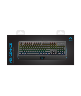 NOXO | Vengeance | Black | Gaming keyboard | Wired | Mechanical | EN/RU | 920 g | Blue Switches