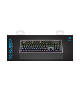 NOXO | Conqueror | Black | Gaming keyboard | Wired | Mechanical | EN/RU | 1190 g | Blue Switches