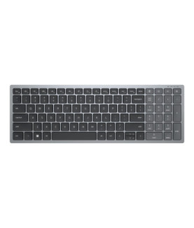 Dell | Keyboard | KB740 | Keyboard | Wireless | Cyrillic | Titan Gray | 2.4 GHz, Bluetooth 5.0 | 506 g