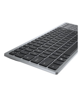 Dell | Keyboard | KB740 | Keyboard | Wireless | Cyrillic | Titan Gray | 2.4 GHz, Bluetooth 5.0 | 506 g