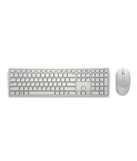 Dell | Keyboard and Mouse | KM5221W Pro | Keyboard and Mouse Set | Wireless | Mouse included | US | White | 2.4 GHz