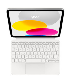 Apple | Magic Keyboard Folio for iPad (10th generation) | White | Compact Keyboard | Wireless | EN