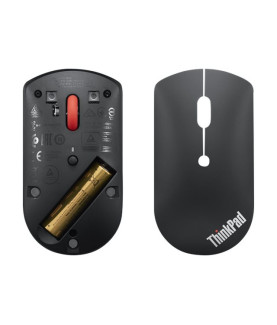 Lenovo | ThinkPad Bluetooth Silent Mouse | Wireless | Bluetooth 5.0 | Black | 1 year(s)