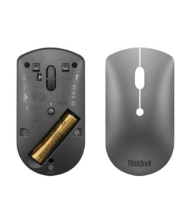 Lenovo | ThinkBook Bluetooth Silent Mouse | Wireless | Bluetooth 5.0 | Iron Grey | 1 year(s)