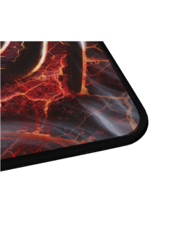 Genesis | Mouse Pad | Fabric, Rubber | Carbon 500 MAXI LAVA G2 Edition | Multicolor