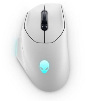 Dell | Gaming Mouse | AW620M | Wired/Wireless | Alienware Wireless Gaming Mouse | Lunar Light