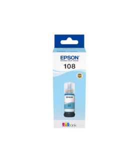 Epson 108 EcoTank | Ink Bottle | Light Cyan