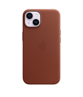 Apple | 14 Leather Case with MagSafe | Case with MagSafe | Apple | iPhone 14 | Leather | Umber