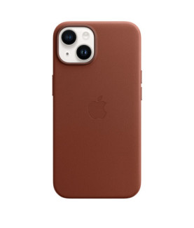 Apple | 14 Leather Case with MagSafe | Case with MagSafe | Apple | iPhone 14 | Leather | Umber