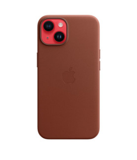 Apple | 14 Leather Case with MagSafe | Case with MagSafe | Apple | iPhone 14 | Leather | Umber