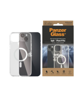 PanzerGlass | HardCase MagSafe Compatible | Apple | iPhone 14 Plus | Clear | MagSafe compatible Military Grade Standard 100% re