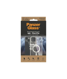 PanzerGlass | HardCase MagSafe Compatible | Apple | iPhone 14 Plus | Clear | MagSafe compatible Military Grade Standard 100% re