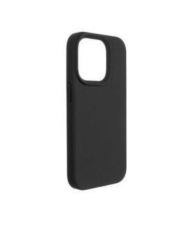 Fixed | MagFlow with MagSafe support | Back cover | Apple | iPhone 14 Pro | Liquid silicon | Black