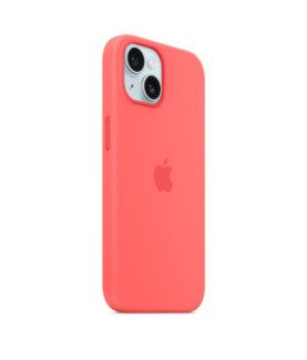 Apple | PC Case | Silicone Case with MagSafe | Case with MagSafe | Apple | iPhone 15 | Silicone | Guava