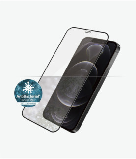 PanzerGlass | Apple | For iPhone 12/12 Pro | Glass | Black | 100% touch The coating is non-toxic | Case Friendly