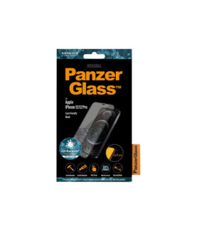 PanzerGlass | Apple | For iPhone 12/12 Pro | Glass | Black | 100% touch The coating is non-toxic | Case Friendly