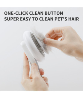 PETKIT | Large Grooming Brush | White