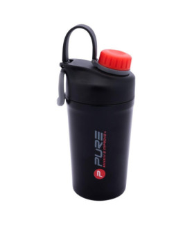 Pure2Improve | Thermo Bottle Shaker, 600 ml | Black