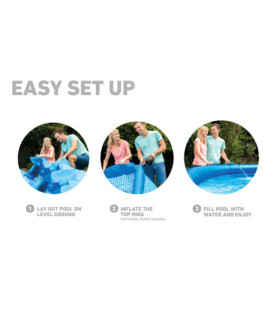 Intex | Easy Set Pool with Filter Pump | Blue