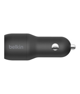 Belkin | Dual USB-A Car Charger 24W + USB-A to Lightning Cable | BOOST CHARGE