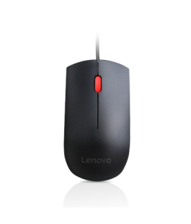 Lenovo Essential USB Wired Mouse, 1600 DPI, 1.8 m, 3 Buttons, Black | Lenovo | Essential USB Mouse | Optical sensor | wired | B