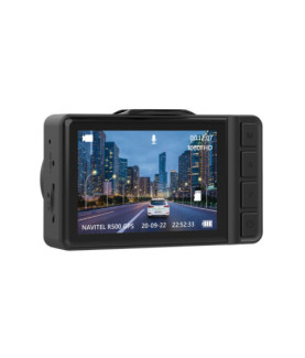 Navitel | Dashcam with high-quality shooting, digital speedometer, and GPS-informer | R500 GPS | IPS display 2.35'' 480х320 | G