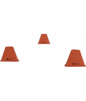 Pure2Improve | Triangle Cones Set of 6 | Red