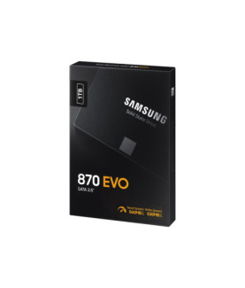 Samsung | SSD | 870 EVO | 1000 GB | SSD form factor 2.5" | Solid-state drive interface SATA III | Read speed 560 MB/s | Write s