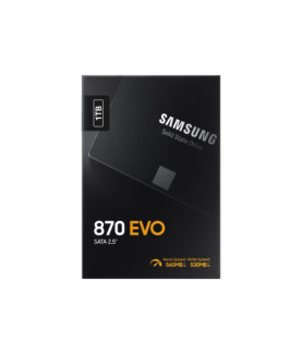 Samsung | SSD | 870 EVO | 1000 GB | SSD form factor 2.5" | Solid-state drive interface SATA III | Read speed 560 MB/s | Write s