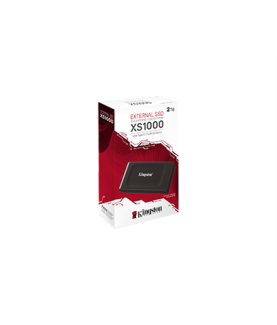 Kingston | XS1000 | 1000 GB | Solid-state drive interface USB 3.2 Gen 2 | Read speed 1050 MB/s | Write speed 1000 MB/s