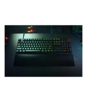 Razer | Huntsman V2 Optical Gaming Keyboard | Gaming keyboard | Wired | RGB LED light | US | Black | Numeric keypad | Clicky Pu