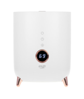 Adler | AD 7972 | Humidifier | 23 W | Water tank capacity 4 L | Suitable for rooms up to 35 m | Ultrasonic | Humidification cap