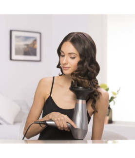 Remington | Hair Dryer | AC8820 | 2200 W | Number of temperature settings 3 | Ionic function | Diffuser nozzle | Silver