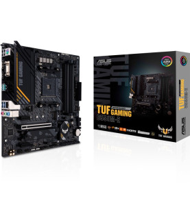 Asus | TUF GAMING B550M-E | Processor family AMD | Processor socket AM4 | DDR4 DIMM | Memory slots 4 | Supported hard disk driv