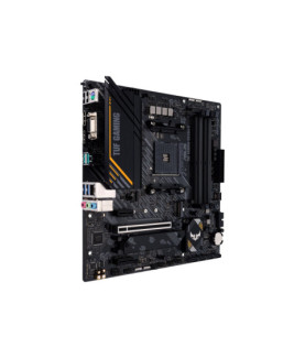 Asus | TUF GAMING B550M-E | Processor family AMD | Processor socket AM4 | DDR4 DIMM | Memory slots 4 | Supported hard disk driv