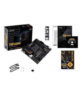 Asus | TUF GAMING B550M-E | Processor family AMD | Processor socket AM4 | DDR4 DIMM | Memory slots 4 | Supported hard disk driv