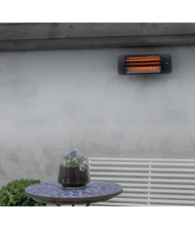 SUNRED | Heater | LUG-2000W, Lugo Quartz Wall | Infrared | 2000 W | Grey | IP24