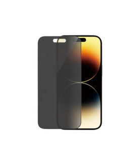 PanzerGlass | Screen protector | Apple | iPhone 14 Pro | Glass | Black | Ultra-Wide Fit Easy installation Privacy Filter Finger