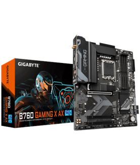 Gigabyte | B760 GAMING X AX 1.1 M/B | Processor family Intel | Processor socket LGA1700 | DDR5 DIMM | Memory slots 4 | Supporte