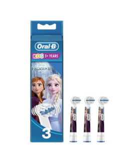 Oral-B | Toothbrush Replacement | Refill Frozen | Heads | For kids | Number of brush heads included 3 | Number of teeth brushin