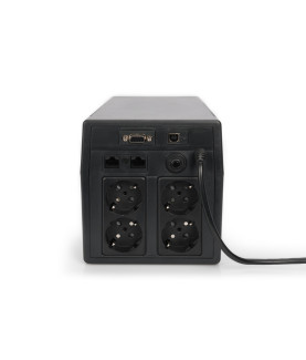 Digitus | Line-Interactive UPS | Line-Interactive UPS DN-170075, 1500VA, 900W, 2x 12V/9Ah battery, 4x CEE 7/7 outlet, 2x RJ45, 