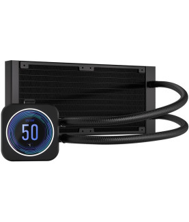 Corsair | iCUE H100i ELITE LCD XT Display | Black | Intel, AMD | CPU Liquid Cooler