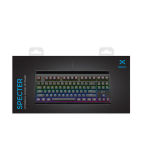 NOXO | Specter | Black | Gaming keyboard | Wired | Mechanical | EN/RU | 650 g | Blue Switches