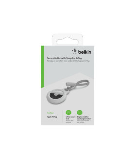 Belkin | Secure Holder with Strap for AirTag | White