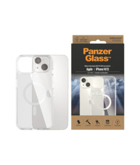 PanzerGlass | HardCase MagSafe Compatible | Back protection | Apple | iPhone 14/13 | 100% Recycled Polyurethane (TPU) | Clear |